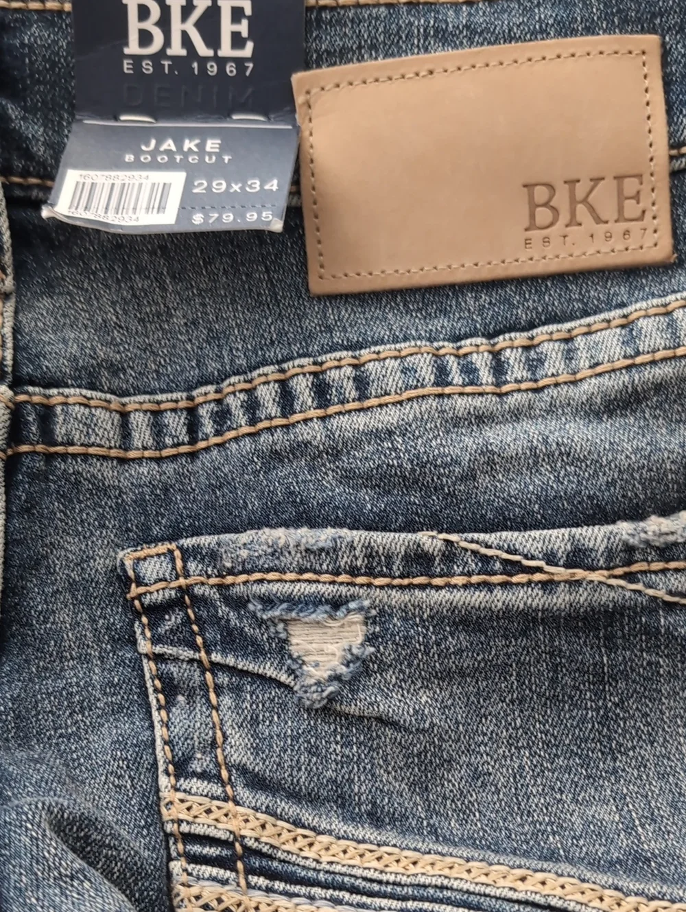 BKE Jake Boot Stretch Jean- 28X34